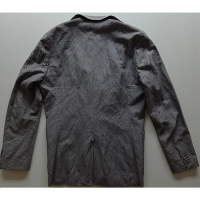 Pre-owned Tiger Of Sweden Linen Jacket In Grey