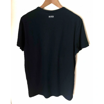 Pre-owned Hugo Boss Blue Cotton T-shirts