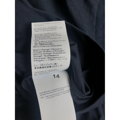 Pre-owned Hugo Boss Blue Cotton T-shirts