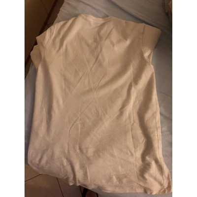 Pre-owned Levi's White Cotton T-shirt