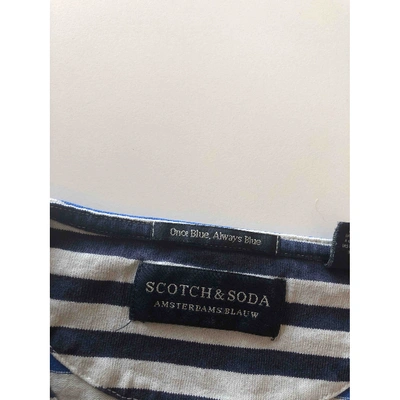 Pre-owned Scotch & Soda Blue Cotton T-shirts