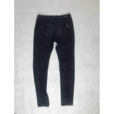 Pre-owned Represent Slim Jean In Black