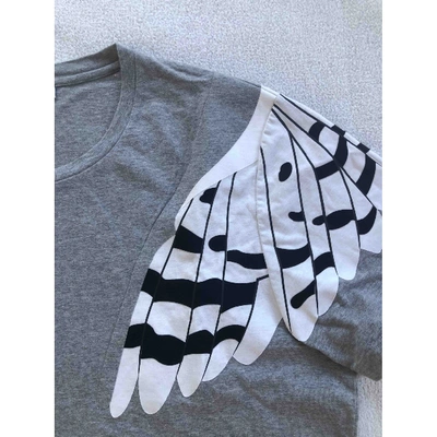 Pre-owned Valentino Grey Cotton T-shirt