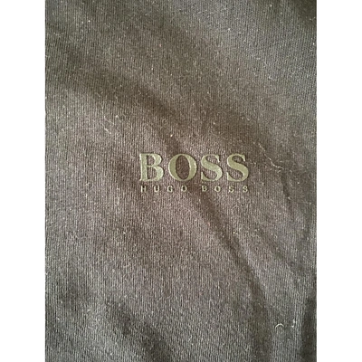 Pre-owned Hugo Boss Black Cotton T-shirts