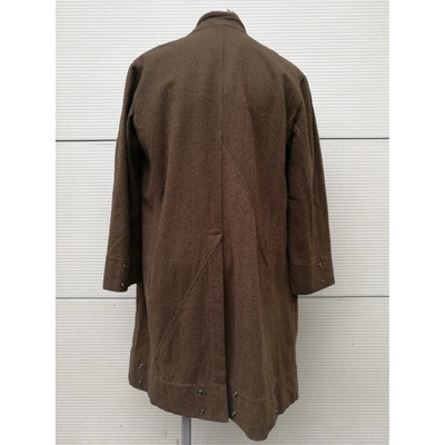Pre-owned Yohji Yamamoto Wool Coat
