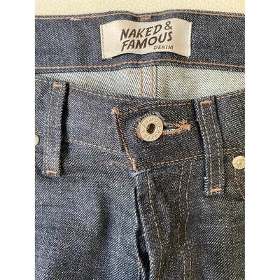Pre-owned Naked & Famous Slim Jean In Blue