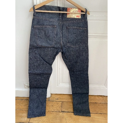 Pre-owned Naked & Famous Slim Jean In Blue