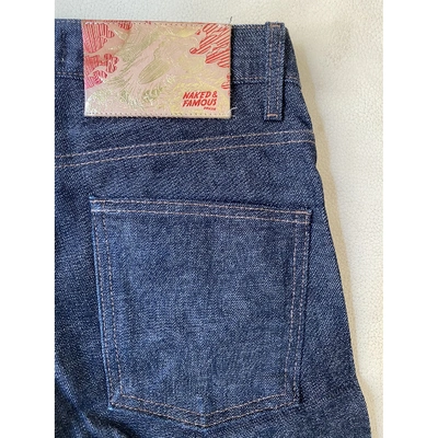 Pre-owned Naked & Famous Slim Jean In Blue