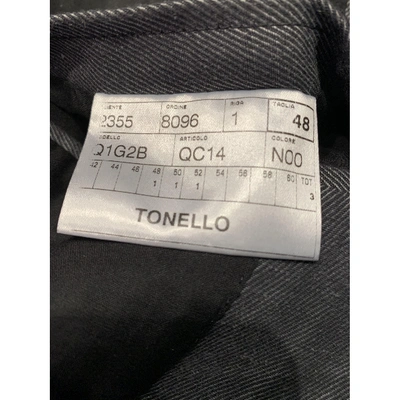 Pre-owned Tonello Grey Cotton Jacket