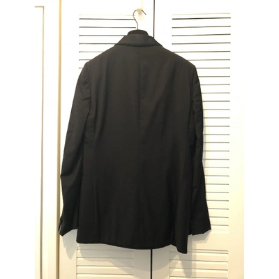 Pre-owned Just Cavalli Wool Suit In Black