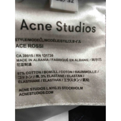 Pre-owned Acne Studios Slim Jean In Navy
