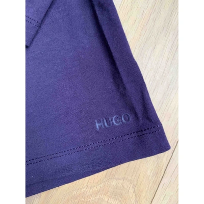 Pre-owned Hugo Boss Knitwear & Sweatshirt In Purple