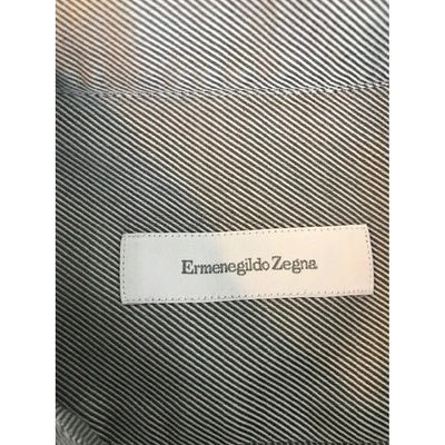 Pre-owned Ermenegildo Zegna Grey Cotton Shirts