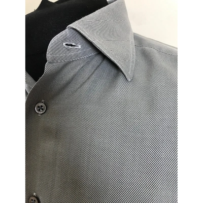 Pre-owned Ermenegildo Zegna Grey Cotton Shirts