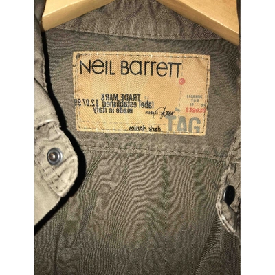 Pre-owned Neil Barrett Shirt In Brown