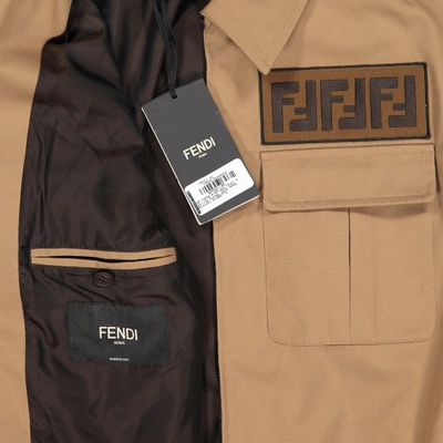 Pre-owned Fendi Coat In Brown