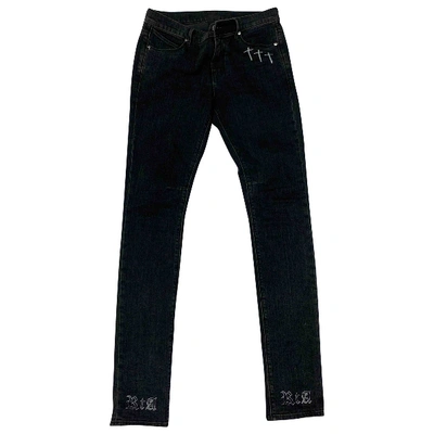 Pre-owned Rta Black Cotton - Elasthane Jeans