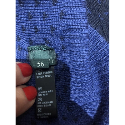 Pre-owned Zanone Blue Wool Knitwear & Sweatshirts