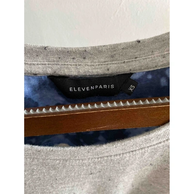 Pre-owned Elevenparis Grey Cotton T-shirt