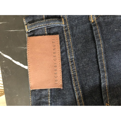 Pre-owned Cerruti 1881 Straight Jeans In Navy | ModeSens