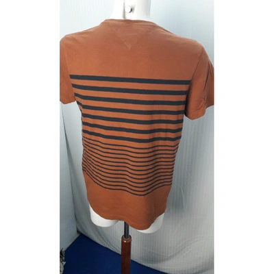 Pre-owned Tommy Hilfiger Brown Cotton T-shirts