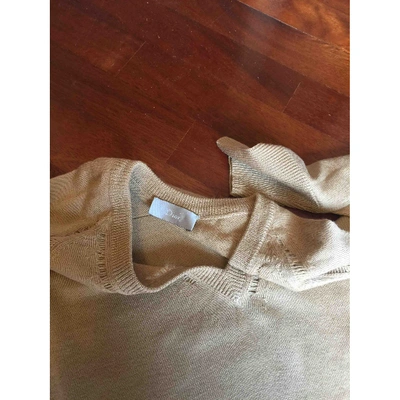 Pre-owned Dior Wool Pull In Camel
