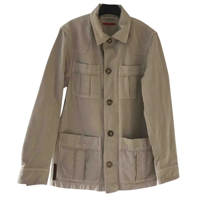 Pre-owned Prada Beige Cotton Jacket
