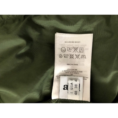 Pre-owned Add Jacket In Green