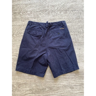 Pre-owned Dsquared2 Blue Cotton Shorts