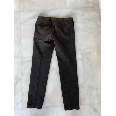 Pre-owned Mason Trousers In Brown