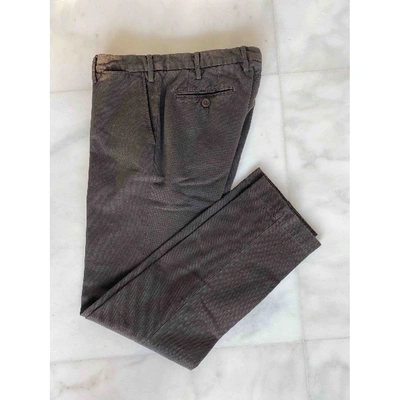 Pre-owned Mason Trousers In Brown