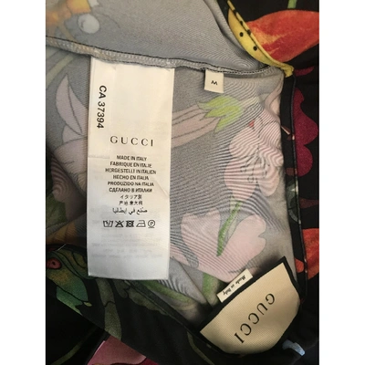 Pre-owned Gucci Multicolour Spandex Trousers