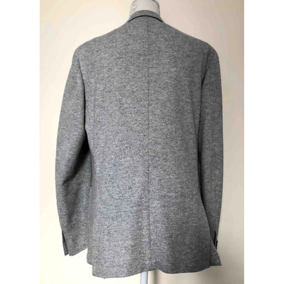 Pre-owned Corneliani Cashmere Jacket In Grey