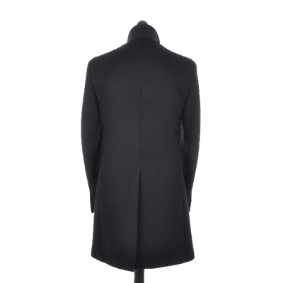 Pre-owned Prada Wool Coat In Black