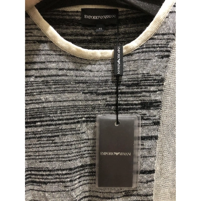 Pre-owned Emporio Armani Linen Sweatshirt In Multicolour