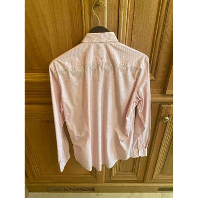 Pre-owned Lanvin Pink Cotton Shirts