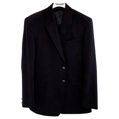 Pre-owned Mugler Black Wool Suits