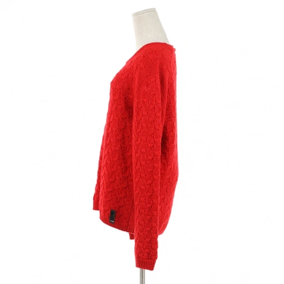 Pre-owned Fendi Red Cotton Knitwear & Sweatshirts