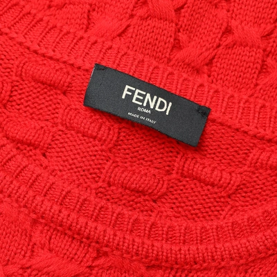 Pre-owned Fendi Red Cotton Knitwear & Sweatshirts