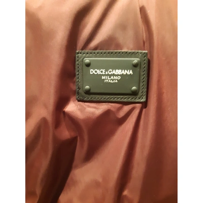 Pre-owned Dolce & Gabbana Burgundy Jacket