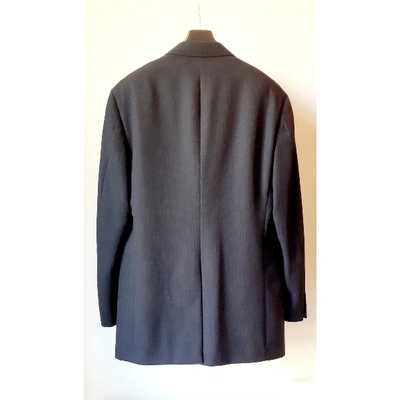 Pre-owned Emanuel Ungaro Wool Suit In Black