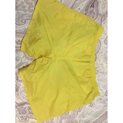 Pre-owned Z Zegna Yellow Swimwear