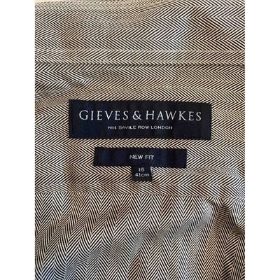 Pre-owned Gieves & Hawkes Shirt In Grey