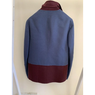 Pre-owned Valentino Wool Vest In Blue