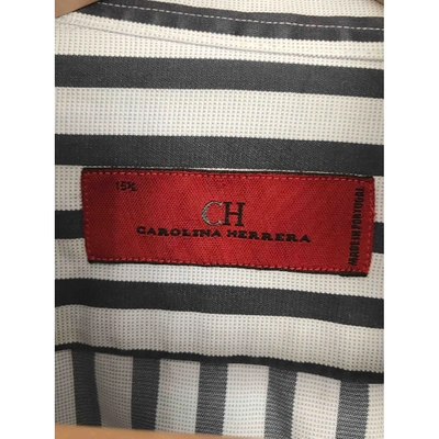 Pre-owned Carolina Herrera Shirt In Blue