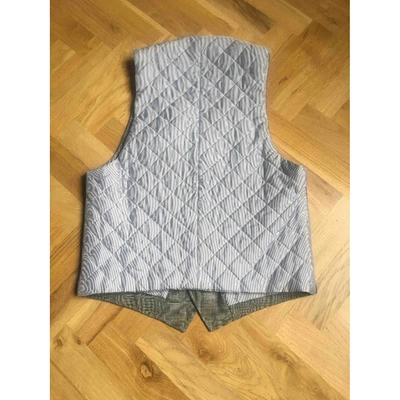 Pre-owned Band Of Outsiders Wool Vest In Grey