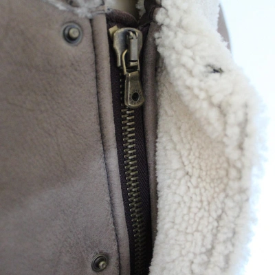 Pre-owned Dolce & Gabbana N Grey Shearling Coat