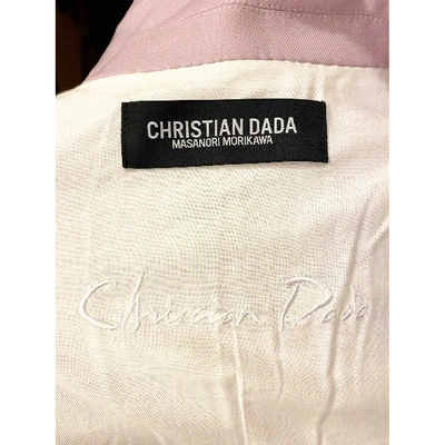 Pre-owned Christian Dada Wool Vest In Purple