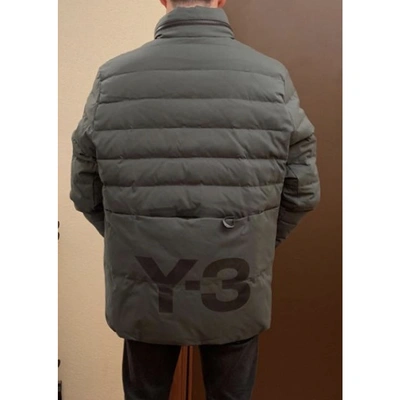 Pre-owned Y-3 Puffer In Anthracite