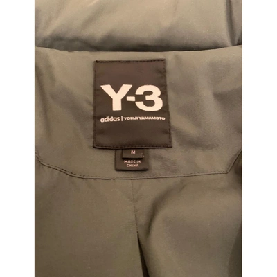 Pre-owned Y-3 Puffer In Anthracite